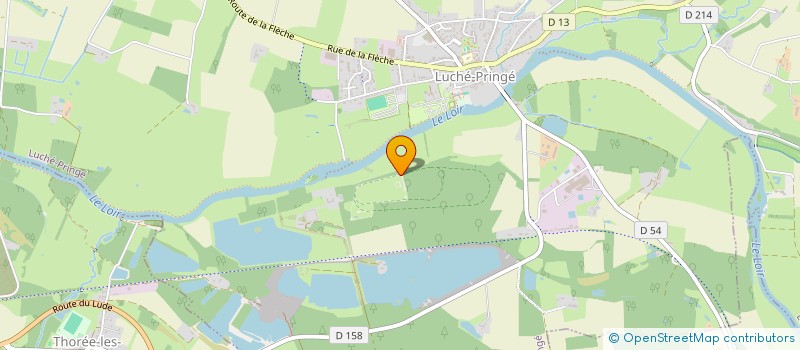 localisation de l'entreprise MADAME AURORE CHOFFIN  LE LUDE