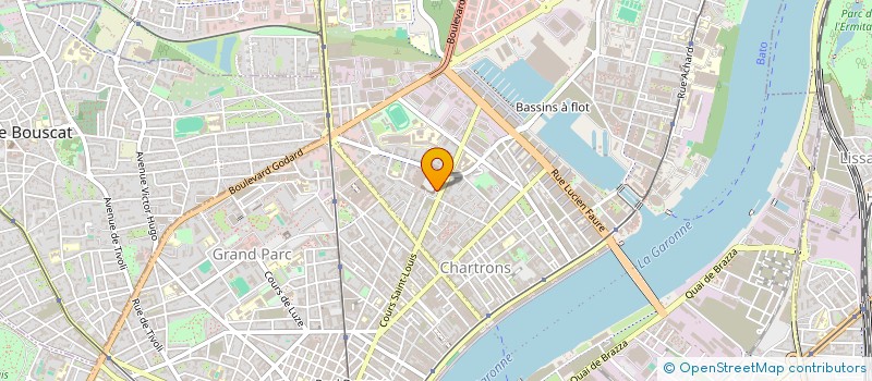 localisation de l'entreprise MADAME AURORE CHRISTINE PUJOL  BORDEAUX