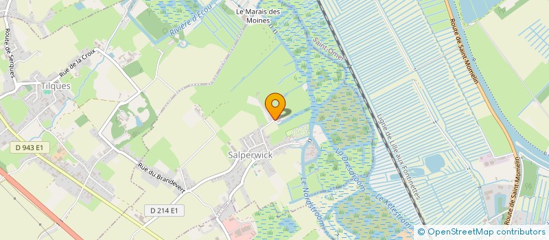 localisation de l'entreprise MADAME AURORE CLAEREBOUT  SALPERWICK