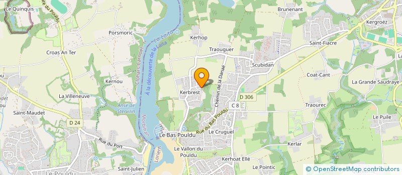 localisation de l'entreprise MADAME AURORE CLAISSE à GUIDEL