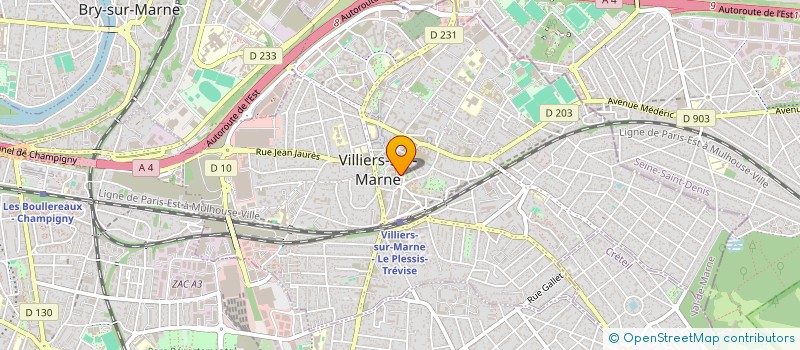 localisation de l'entreprise MADAME AURORE CLEMENT à VILLIERS-SUR-MARNE