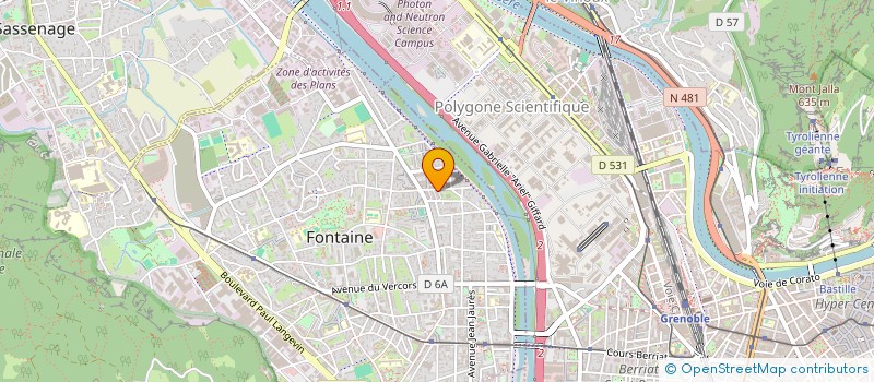 localisation de l'entreprise MADAME AURORE COLCIAGHI  FONTAINE