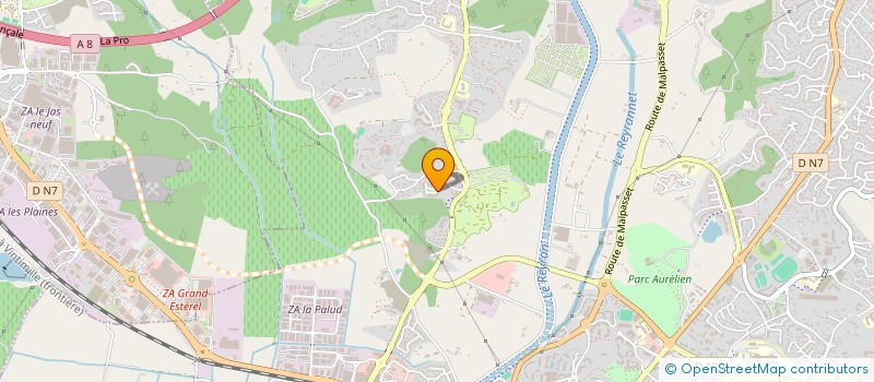 localisation de l'entreprise MADAME AURORE COLIN à FREJUS