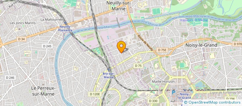 localisation de l'entreprise MADAME AURORE COLLET  NOISY-LE-GRAND