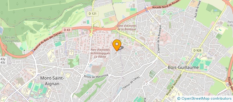 localisation de l'entreprise MADAME AURORE COLLEY à MONT-SAINT-AIGNAN