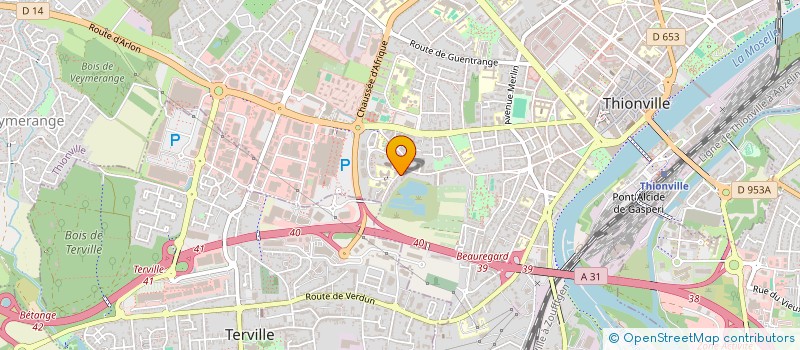 localisation de l'entreprise MADAME AURORE CONTE  THIONVILLE