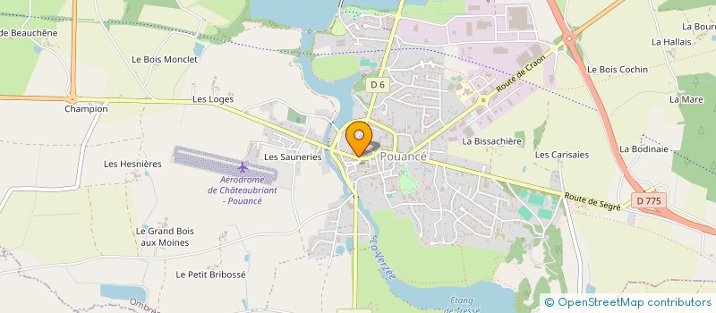 localisation de l'entreprise MADAME AURORE COSTER  OMBREE D'ANJOU