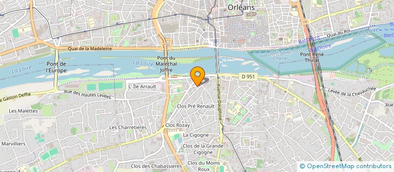 localisation de l'entreprise MADAME AURORE COUDURIER à ORLEANS