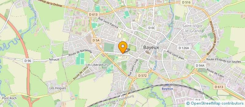 localisation de l'entreprise MADAME AURORE COUVERT  BAYEUX