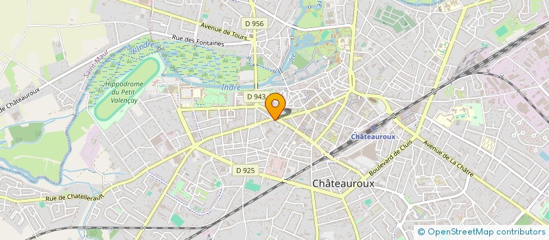 localisation de l'entreprise MADAME AURORE CRUDENAIRE à CHATEAUROUX