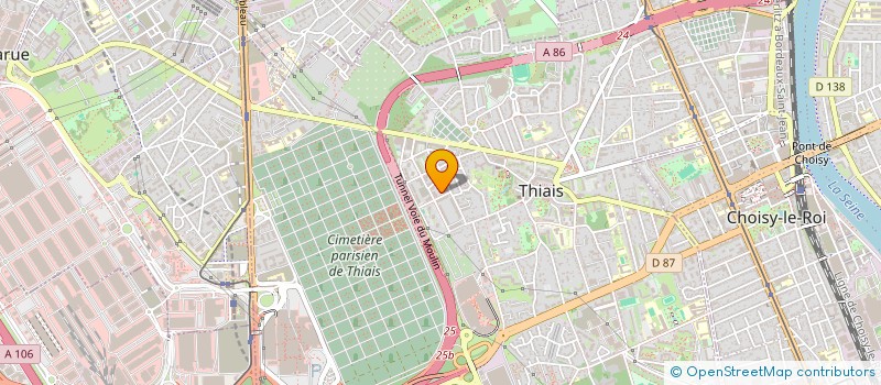 localisation de l'entreprise MADAME AURORE DA CRUZ NUNES  THIAIS