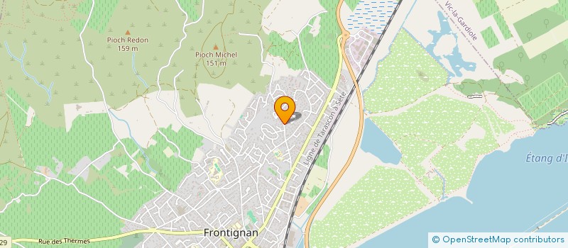 localisation de l'entreprise MADAME AURORE DA-CUNHA à FRONTIGNAN