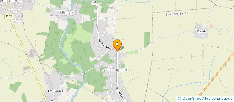 localisation de l'entreprise MADAME AURORE DA SILVA MOREIRA  SAINT-AUGUSTIN