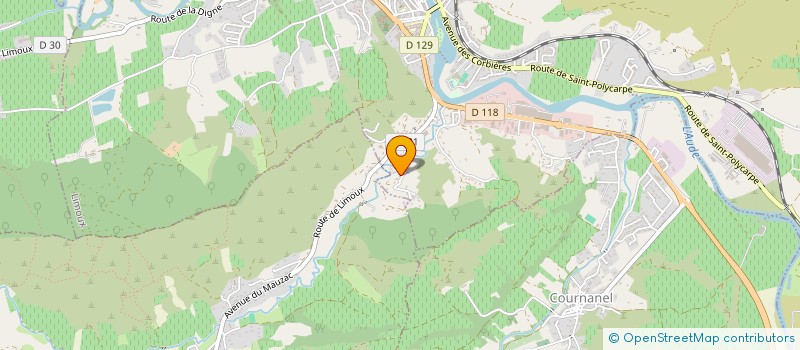 localisation de l'entreprise MADAME AURORE DAGUZAN  LIMOUX