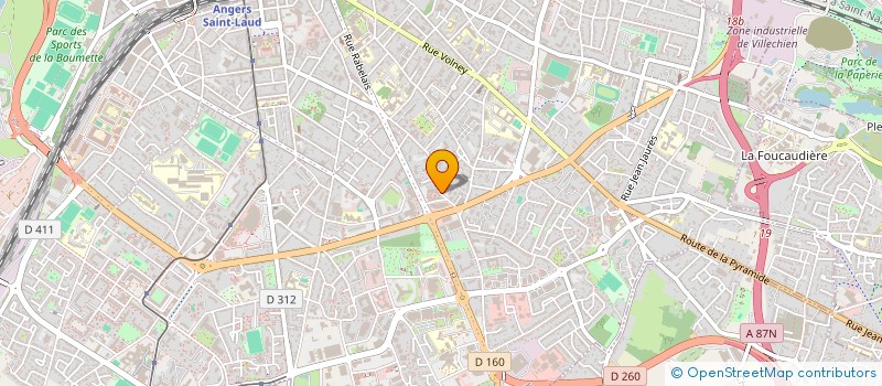 localisation de l'entreprise MADAME AURORE DALLIER à ANGERS