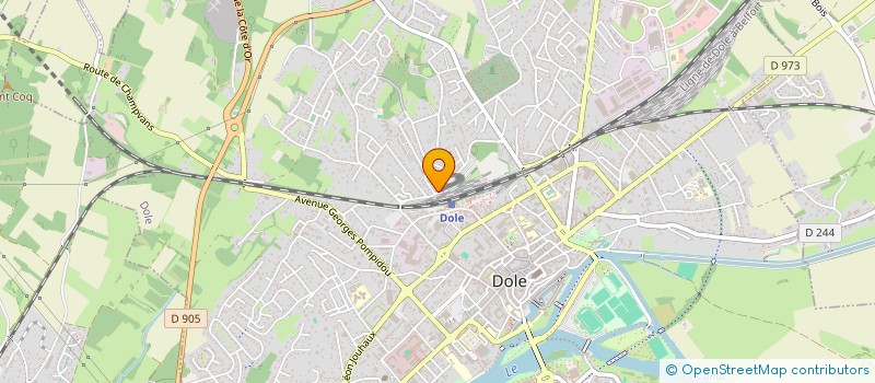 localisation de l'entreprise MADAME AURORE DALVARD  DAMPARIS