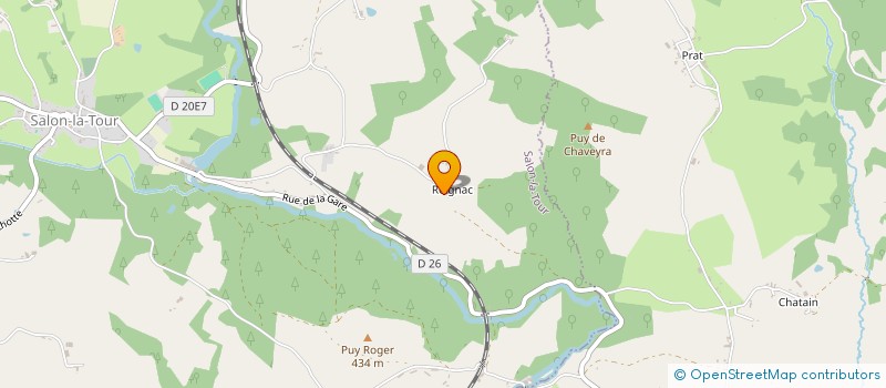 localisation de l'entreprise MADAME AURORE DAVID  SALON-LA-TOUR