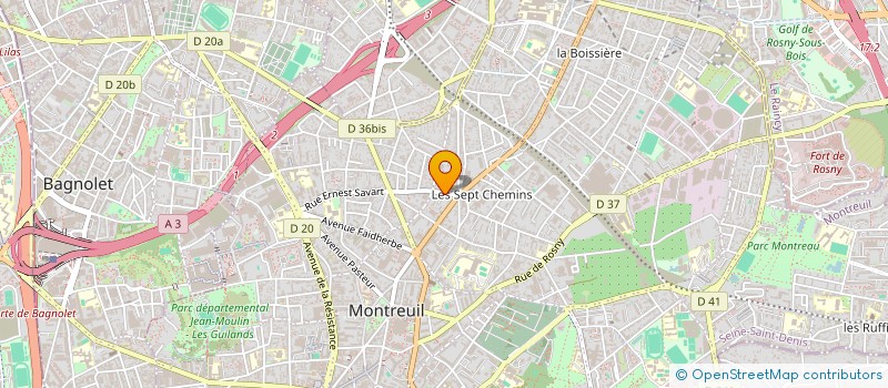 localisation de l'entreprise MADAME AURORE DE GANAY à MONTREUIL