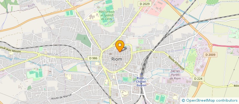 localisation de l'entreprise MADAME AURORE DE ROQUEFEUIL  RIOM