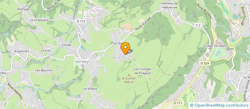 localisation de l'entreprise MADAME AURORE DEBUIGNE  HERBEYS