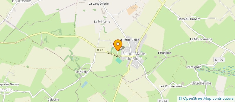 localisation de l'entreprise MADAME AURORE DECHANTELOUP  CARENTAN-LES-MARAIS