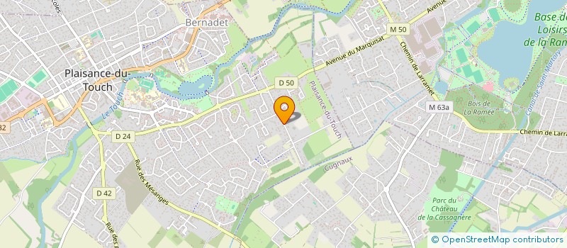 localisation de l'entreprise MADAME AURORE DEFAYS  PLAISANCE-DU-TOUCH