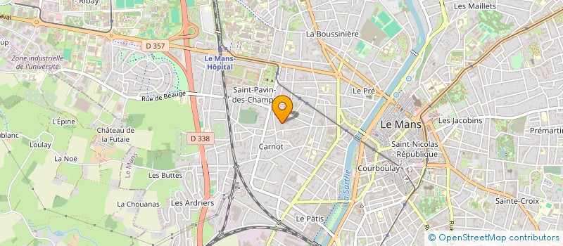 localisation de l'entreprise MADAME AURORE DEFONTAINE à LE MANS