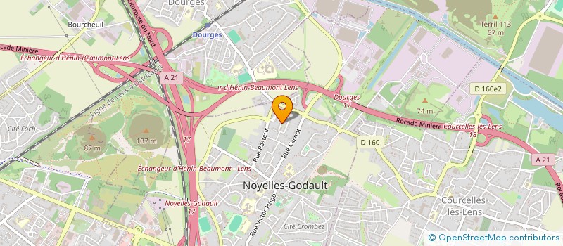 localisation de l'entreprise MADAME AURORE DELACROIX  NOYELLES-GODAULT