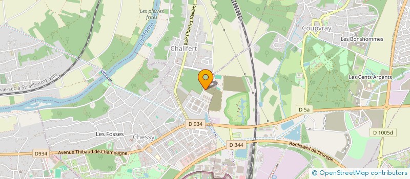 localisation de l'entreprise MADAME AURORE DELAFOSSE  CHALIFERT