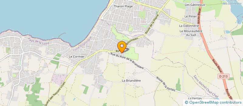 localisation de l'entreprise MADAME AURORE DELAHAIE à LA PLAINE-SUR-MER