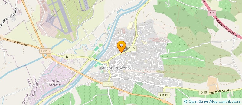 localisation de l'entreprise MADAME AURORE DELANDE à LANCON-PROVENCE