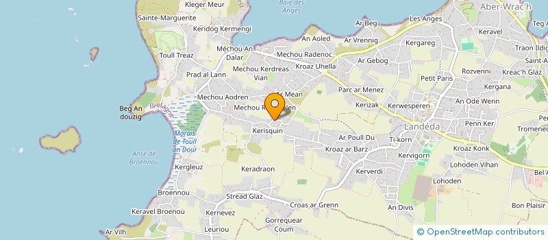 localisation de l'entreprise MADAME AURORE DELAVERGNE  LANDEDA