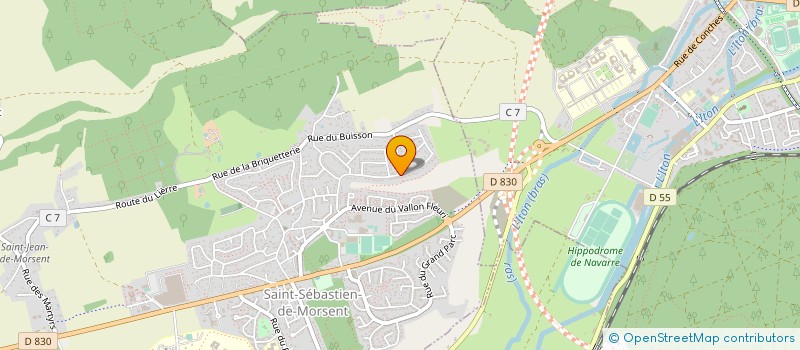 localisation de l'entreprise MADAME AURORE DEMERY  SAINT-SEBASTIEN-DE-MORSENT