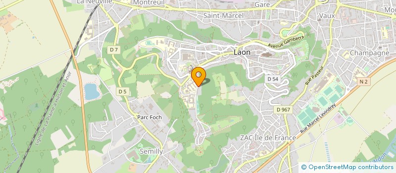 localisation de l'entreprise MADAME AURORE DEMEURE  LAON