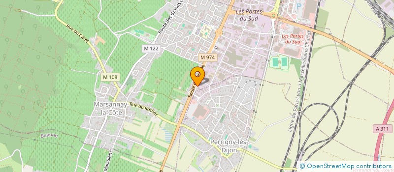 localisation de l'entreprise MADAME AURORE DENIEL à MARSANNAY-LA-COTE