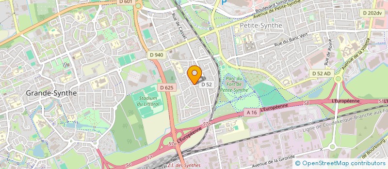 localisation de l'entreprise MADAME AURORE DENIS  DUNKERQUE