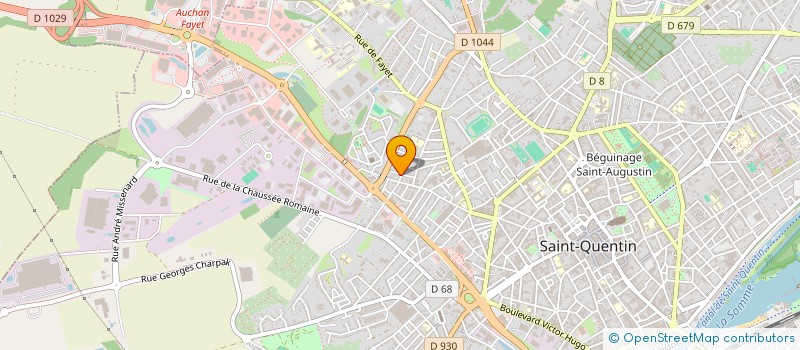 localisation de l'entreprise MADAME AURORE DEQUIN à SAINT QUENTIN