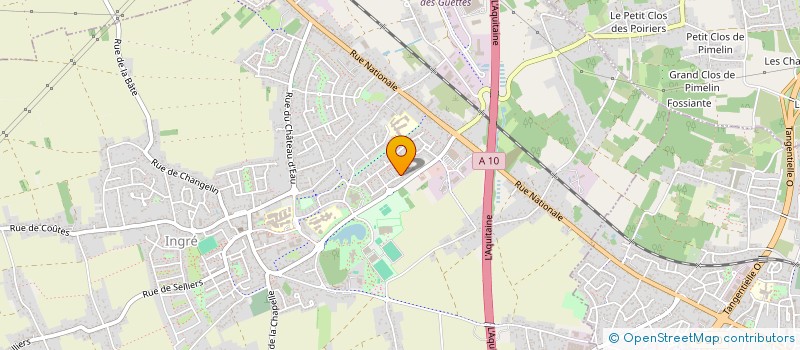 localisation de l'entreprise MADAME AURORE DERIGNY  INGRE