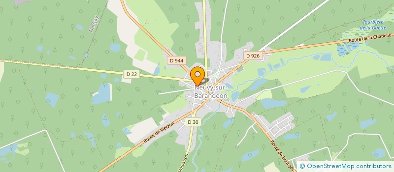 localisation de l'entreprise MADAME AURORE DESCHATRES  NEUVY-SUR-BARANGEON