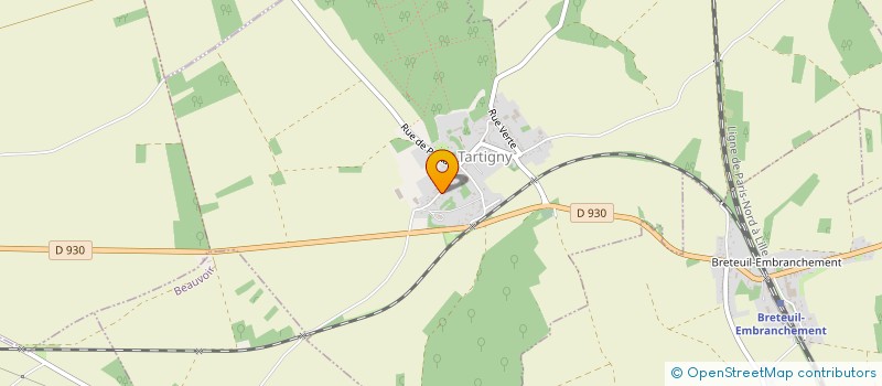 localisation de l'entreprise MADAME AURORE DESCROIZETTE  TARTIGNY