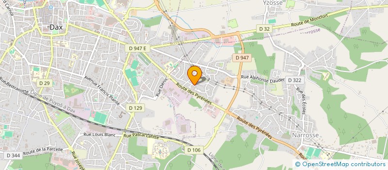 localisation de l'entreprise MADAME AURORE DESMARTY  NARROSSE