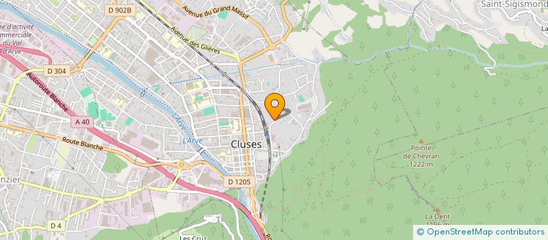 localisation de l'entreprise MADAME AURORE DESTUYVER à CLUSES