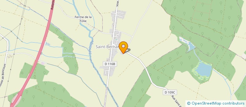 localisation de l'entreprise MADAME AURORE DIAZ  SAINT-BERNARD