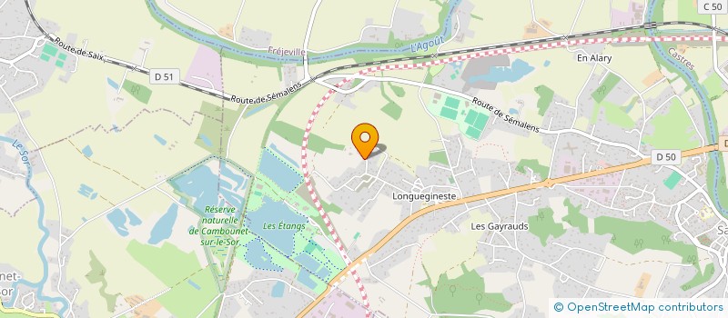 localisation de l'entreprise MADAME AURORE DIEULEVEUX  SAIX