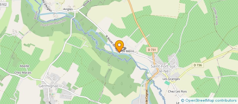 localisation de l'entreprise MADAME AURORE DIXNEUF à SAINT-FORT-SUR-LE-NE