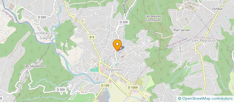 localisation de l'entreprise MADAME AURORE DONGAYAN  PEGOMAS