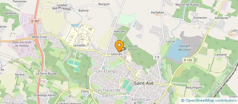 localisation de l'entreprise MADAME AURORE DORE  SAINT-AVE