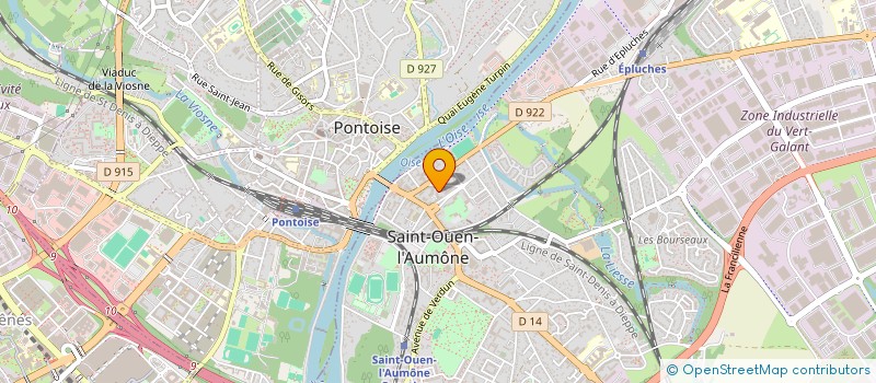 localisation de l'entreprise MADAME AURORE DOS SANTOS  SAINT-OUEN-L'AUMONE