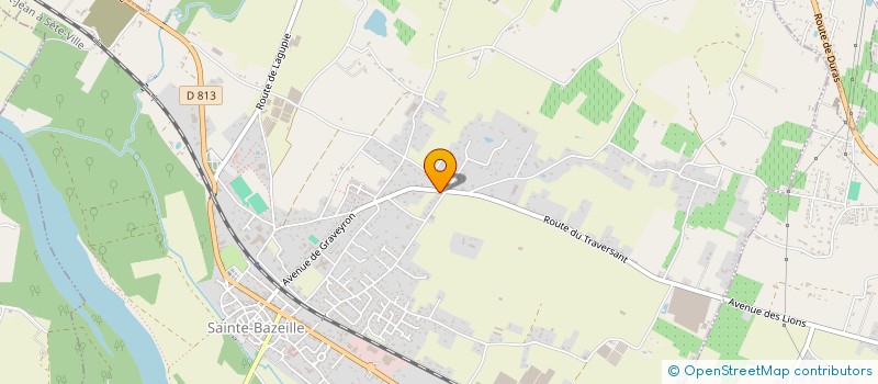 localisation de l'entreprise MADAME AURORE DROUILHET  SAINTE-BAZEILLE