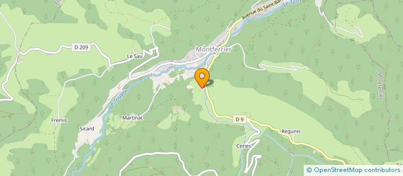 localisation de l'entreprise MADAME AURORE DUCHEIN à MONTFERRIER